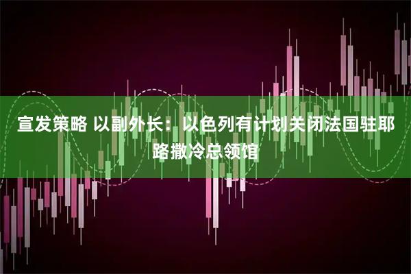 宣发策略 以副外长：以色列有计划关闭法国驻耶路撒冷总领馆